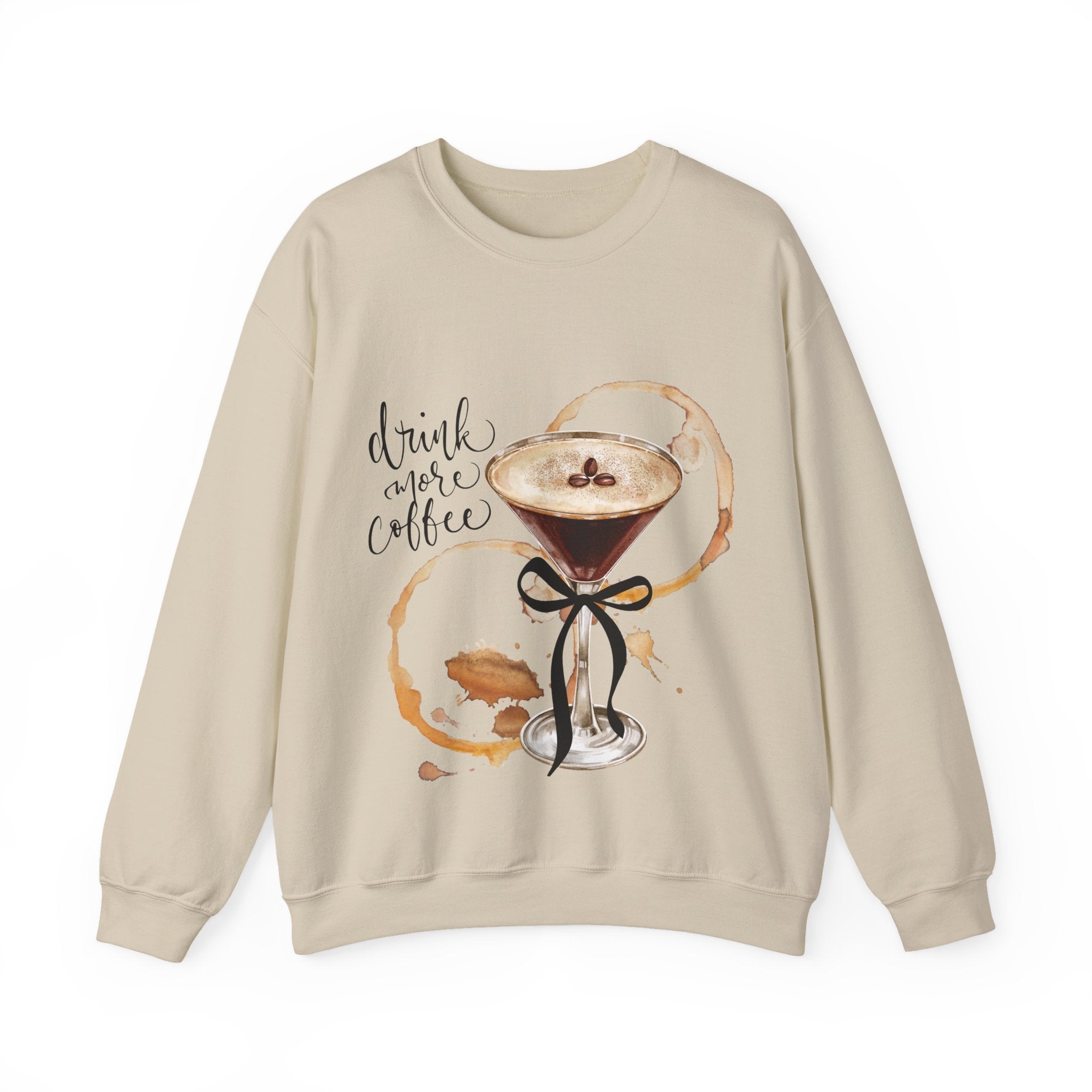 Espresso Martini Sweatshirt – "Drink More Coffee"