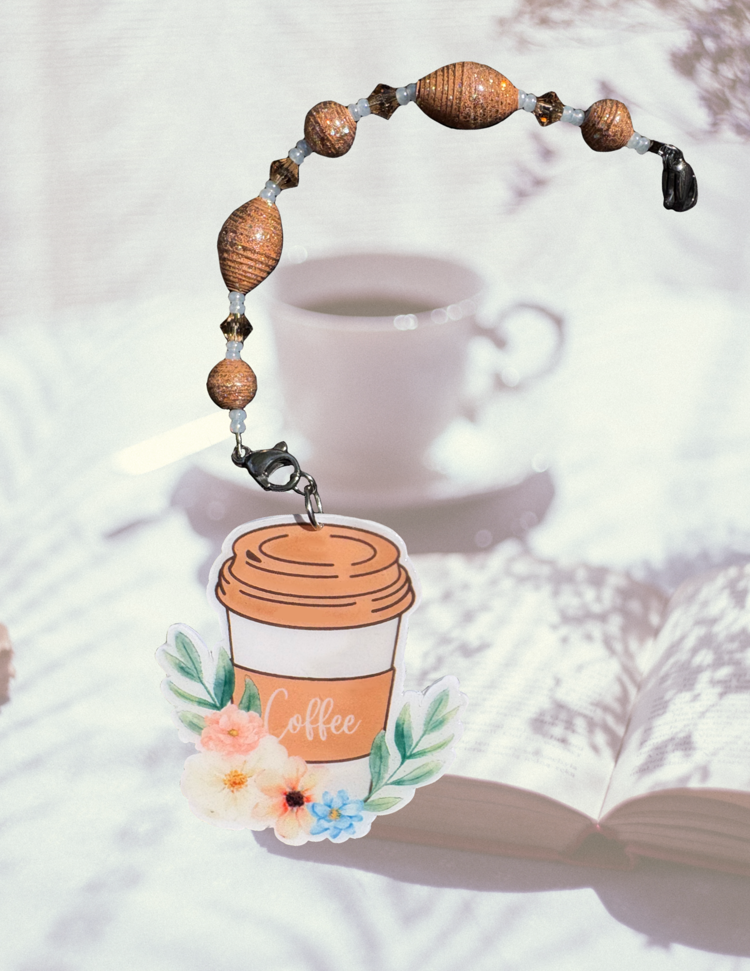 Coffee Lover Bookmark/Charm