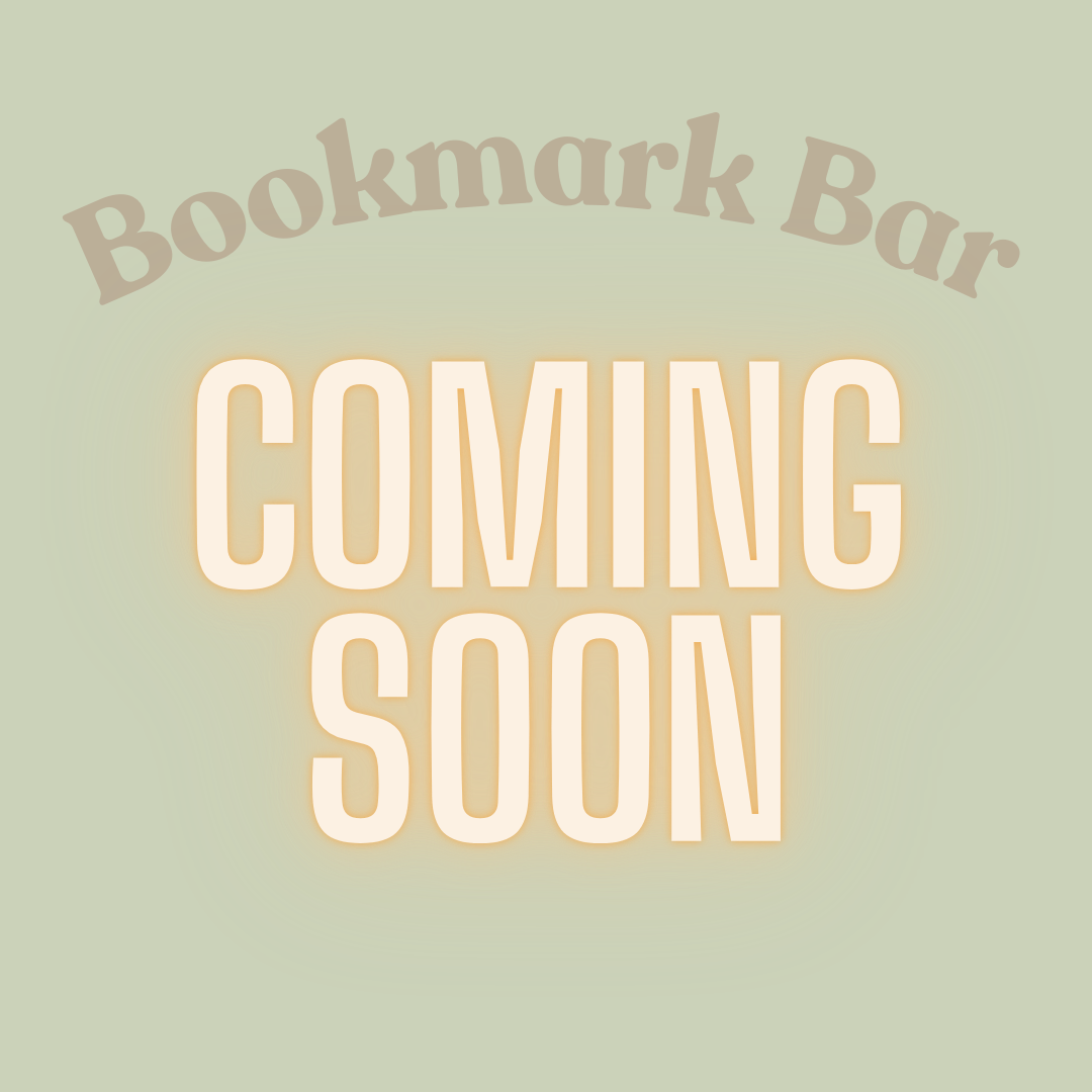 A small white bar hung by strands of seed beads. Four hooks to clip bookmarks from. 
